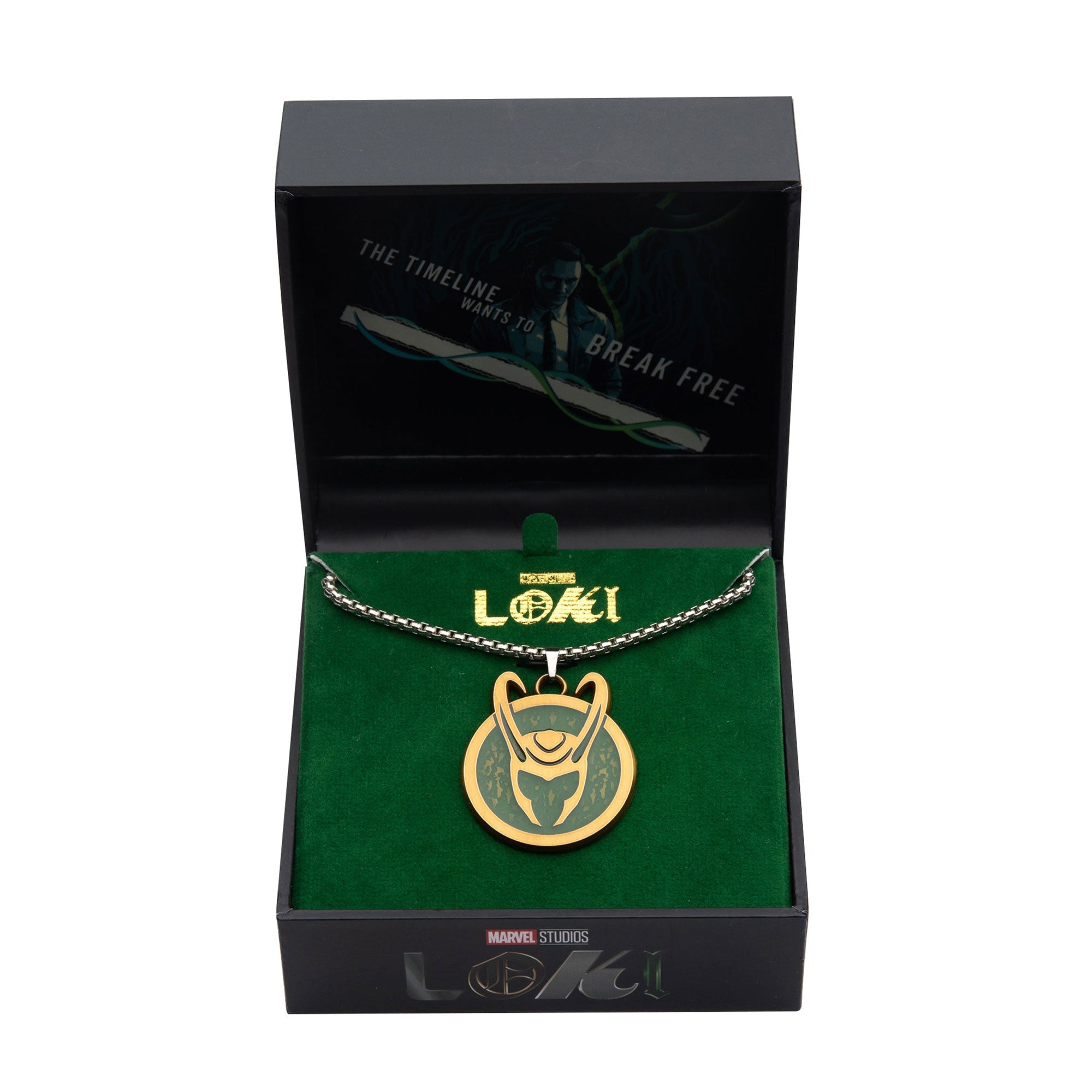 Marvel LOKI Helmet Medallion Symbol Necklace - Jewelry Brands Shop