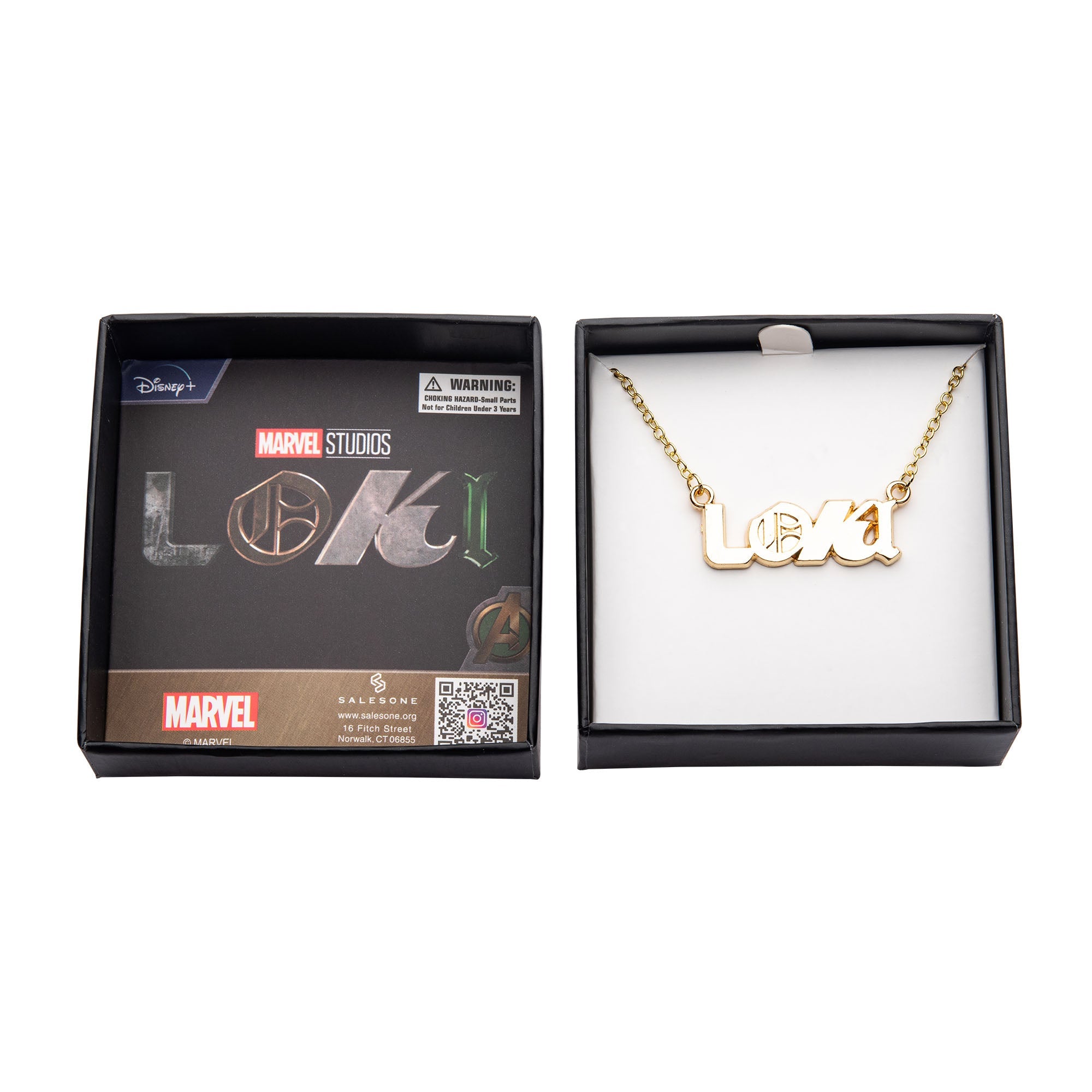 Marvel Loki Logo Gold Necklace - Jewelry Brands Shop