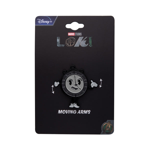 Marvel Loki Miss Minutes Moving Hand Enamel Pin
