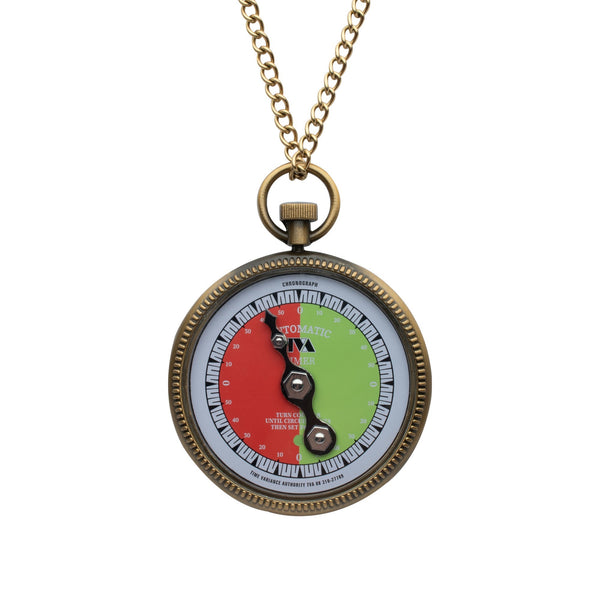Marvel Loki Stop Watch Pendant Necklace