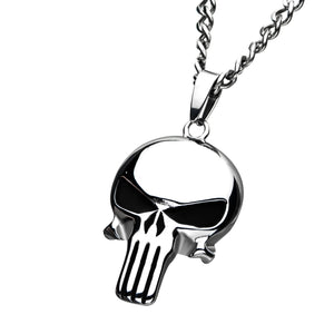 Marvel Punisher Skull Pendant with Chain - Jewelry Brands Shop