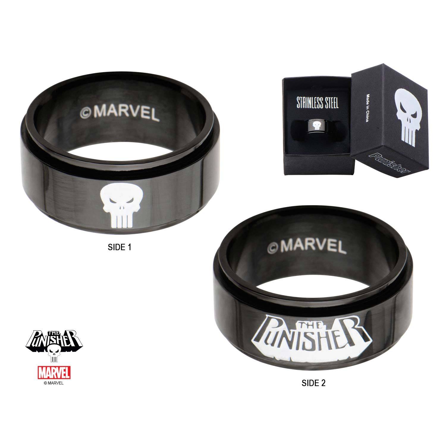 Marvel Punisher Spinner Ring - Jewelry Brands Shop