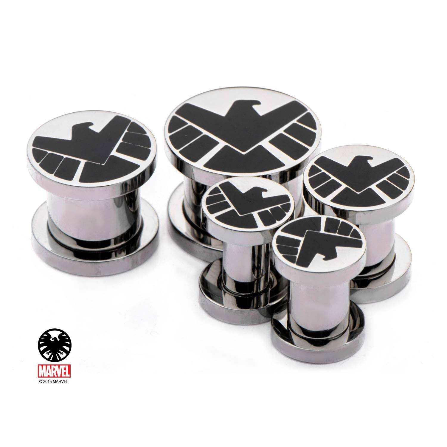 Marvel S.H.I.E.L.D. Logo Screw Fit Plug - Jewelry Brands Shop