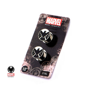 Marvel S.H.I.E.L.D. Logo Screw Fit Plug - Jewelry Brands Shop