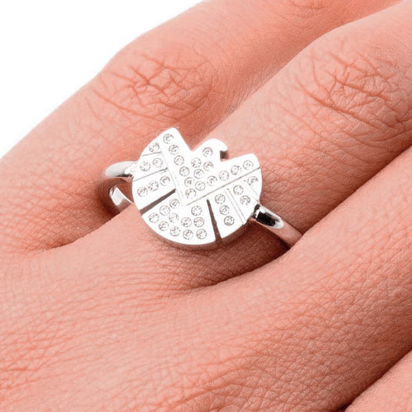 Marvel S.H.I.E.L.D Logo with CZ Petite Ring
