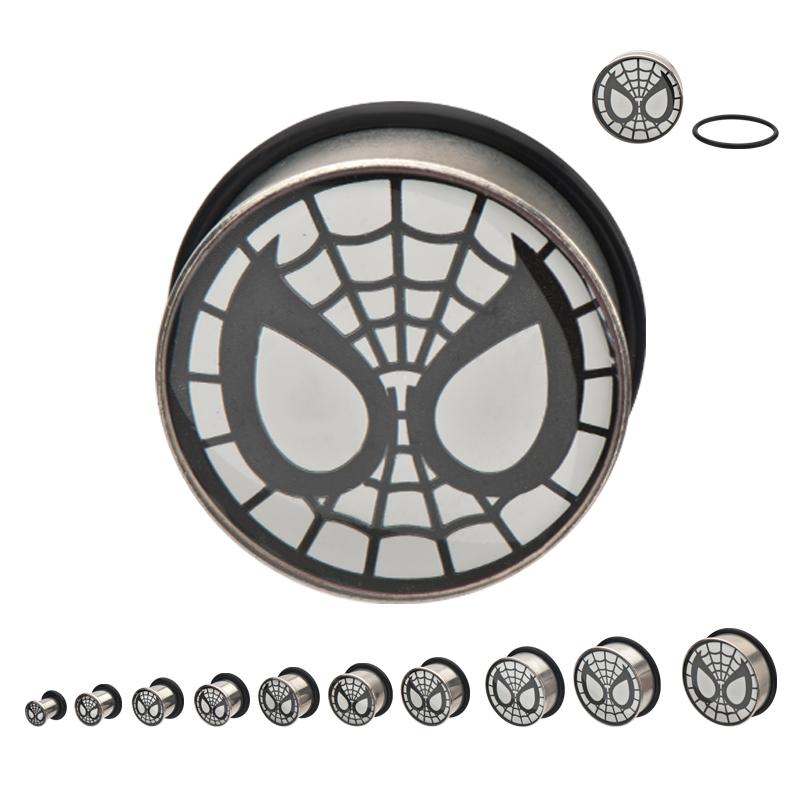 Marvel Spider - Man Face Single Flare Plug - Jewelry Brands Shop