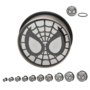 Marvel Spider - Man Face Single Flare Plug - Jewelry Brands Shop