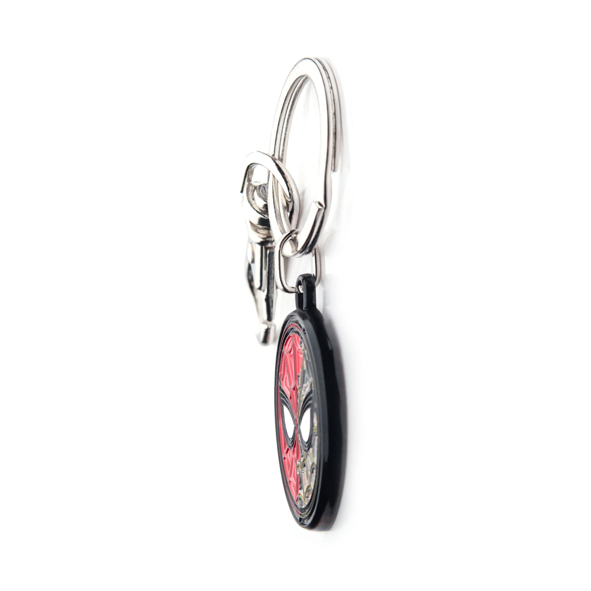 Marvel Spider - Man Split Mask Steel Keychain - Jewelry Brands Shop