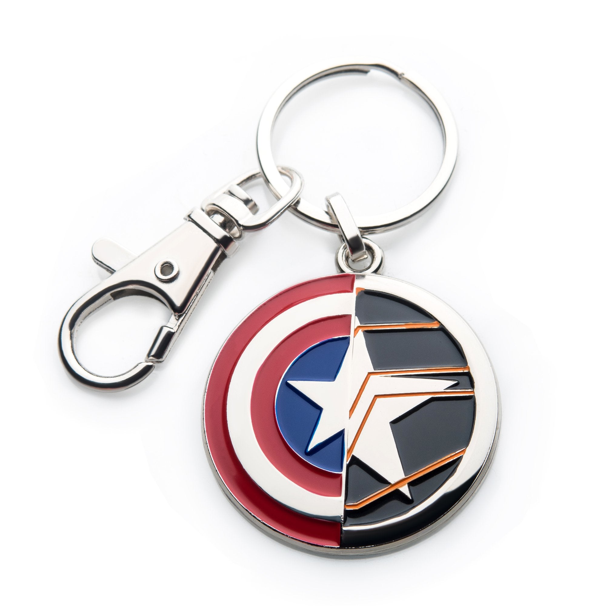 Marvel The Winter Soldier Cap Shield Keychain - Jewelry Brands Shop