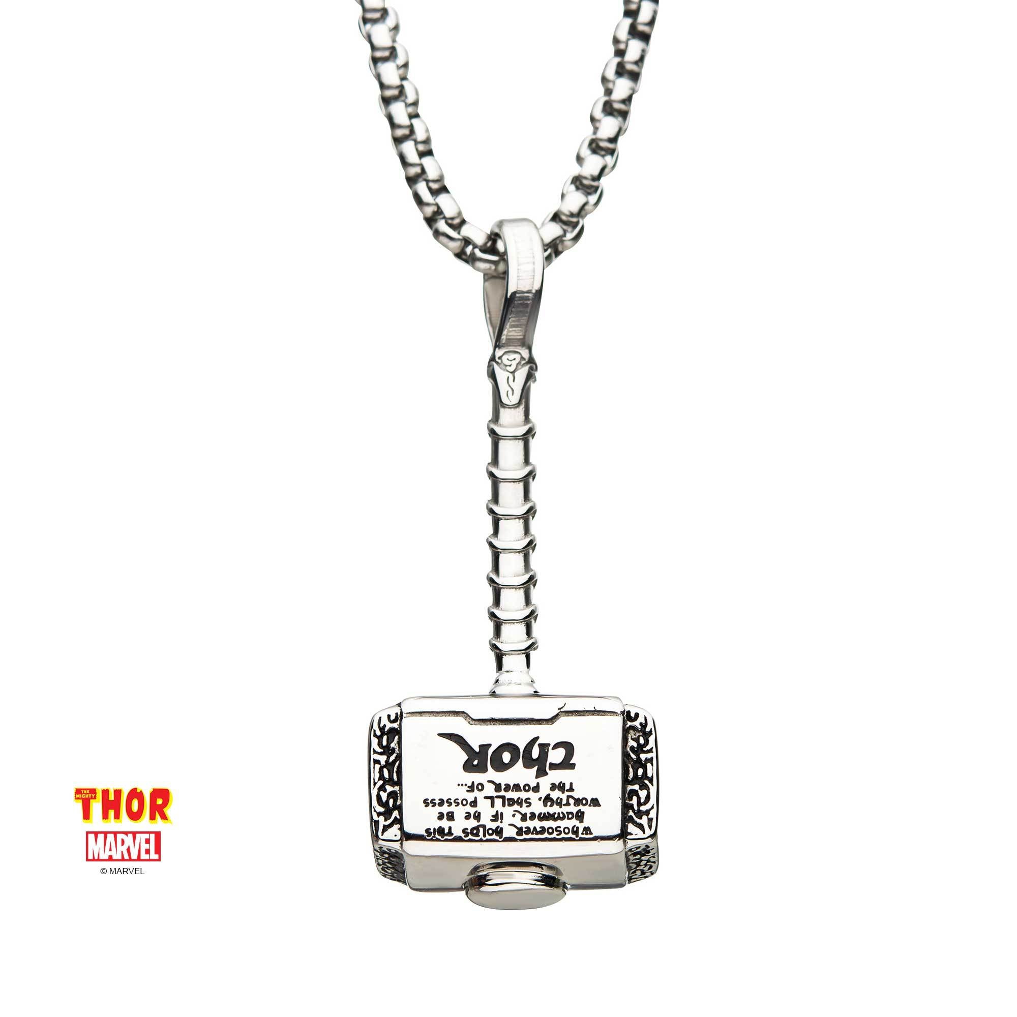 Marvel Thor Hammer Pendant Necklace - Jewelry Brands Shop