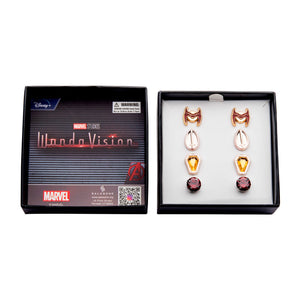 Marvel Wandavision Stud Earrings Set (4Pairs) - Jewelry Brands Shop