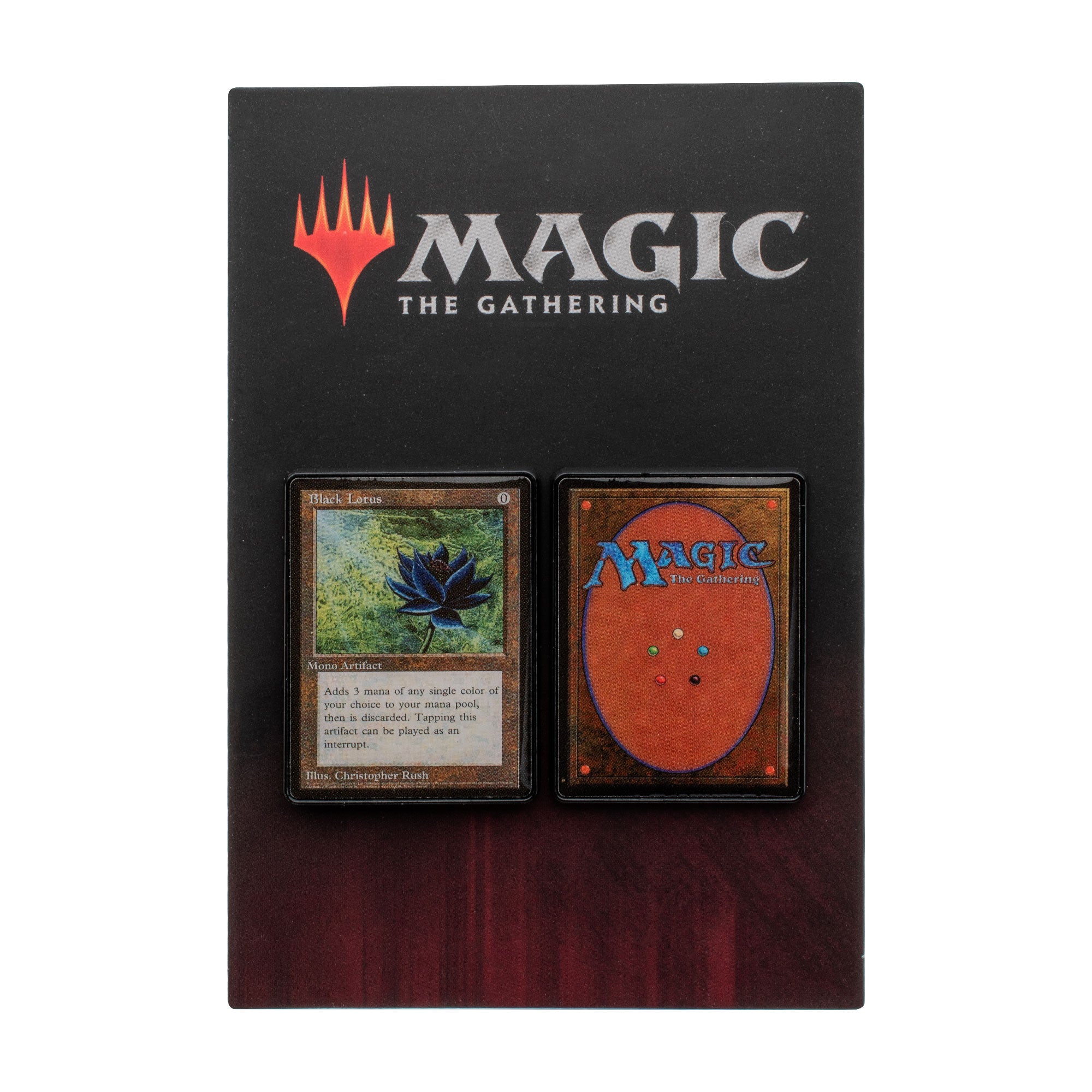 Magic The Gathering Black Lotus Card 2pcs Pin Set
