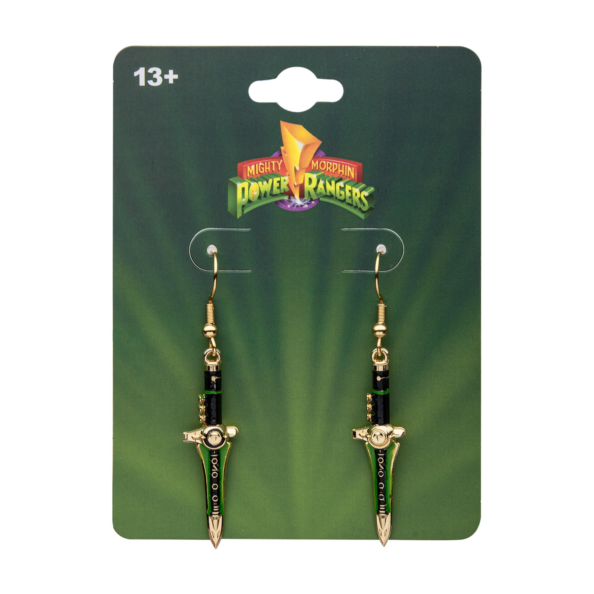 Mighty Morphin Power Rangers Dragon Sword Drop Earrings - Jewelry Brands Shop