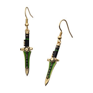 Mighty Morphin Power Rangers Dragon Sword Drop Earrings - Jewelry Brands Shop