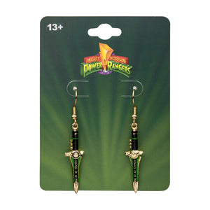 Mighty Morphin Power Rangers Dragon Sword Drop Earrings