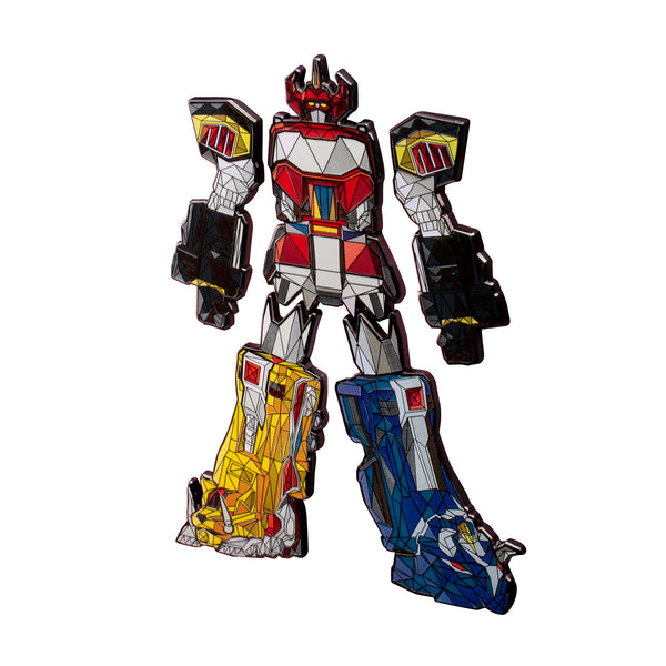 Mighty Morphin Power Rangers Dino Megazord Five Piece Pin Set