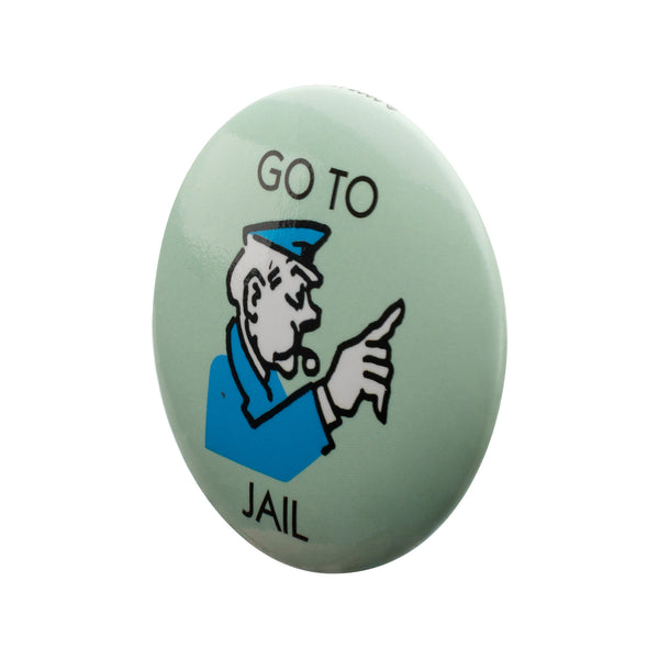 Hasbro Vintage 1984 Monopoly Go To Jail American Greetings Button Pin