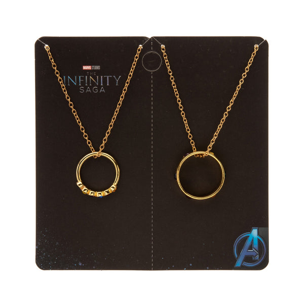 Marvel Infinity Stones on Chain Ring Set