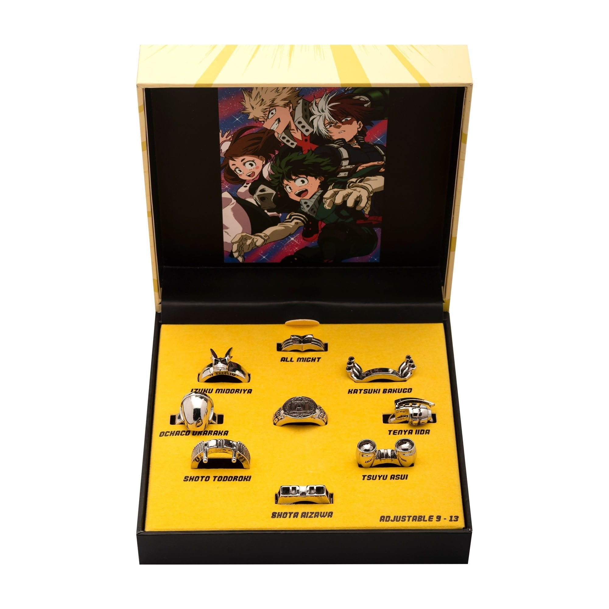 My Hero Academia 9 - piece Ring Set - Jewelry Brands Shop