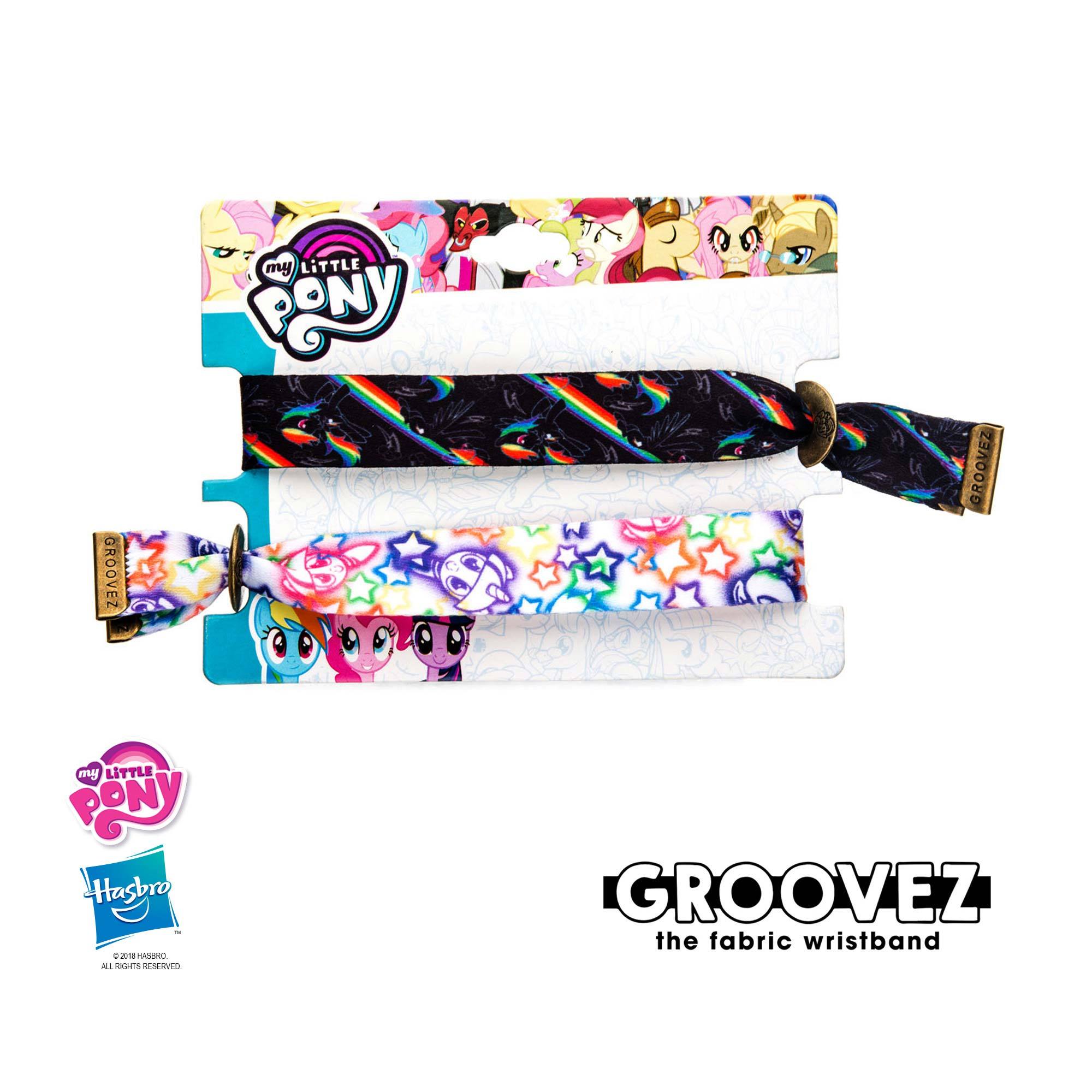 My Little Pony Grooves (tm) Fabric Bracelet Set - Jewelry Brands Shop