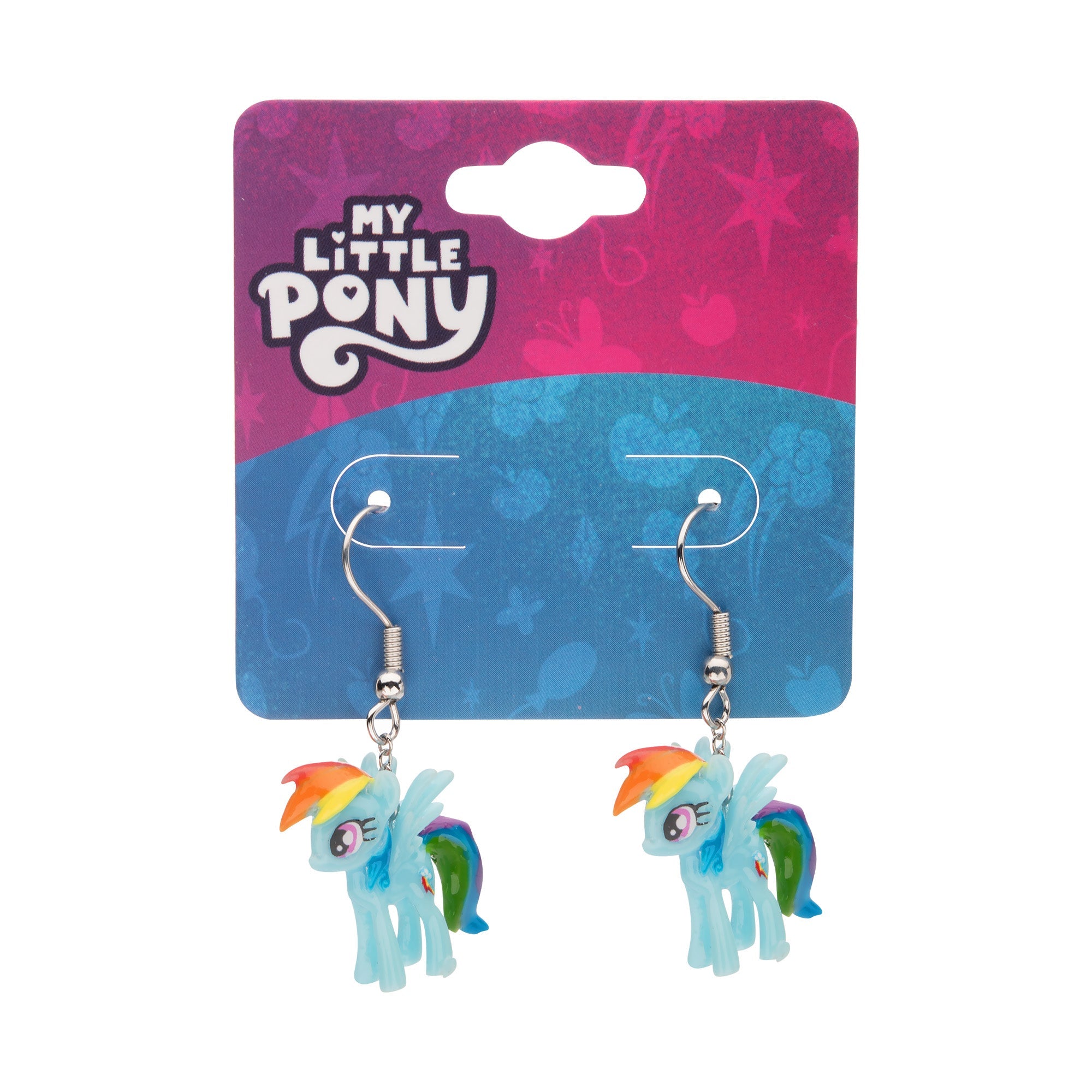 My Little Pony Rainbow Dash 3D Earrings - Jewelry Brands Shop