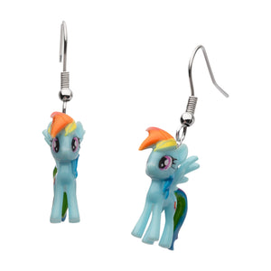 My Little Pony Rainbow Dash 3D Earrings - Jewelry Brands Shop