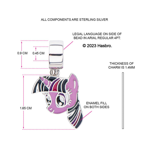 My Little Pony Twilight Sparkle Kids' Dangle Charm