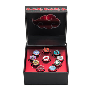 Naruto Akatsuki 10 - Ring CollectorÂ’s Box Set [COMING SOON] - Jewelry Brands Shop