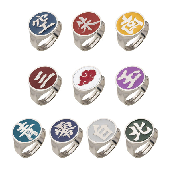 Naruto Akatsuki 10-Ring Collector's Box Set