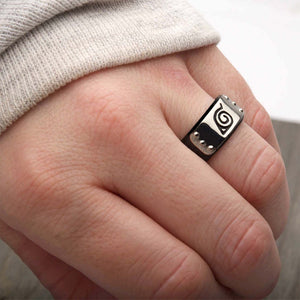 Naruto Hidden Leaf Village Headband Ring