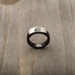 Naruto Hidden Leaf Village Headband Ring - Jewelry Brands Shop