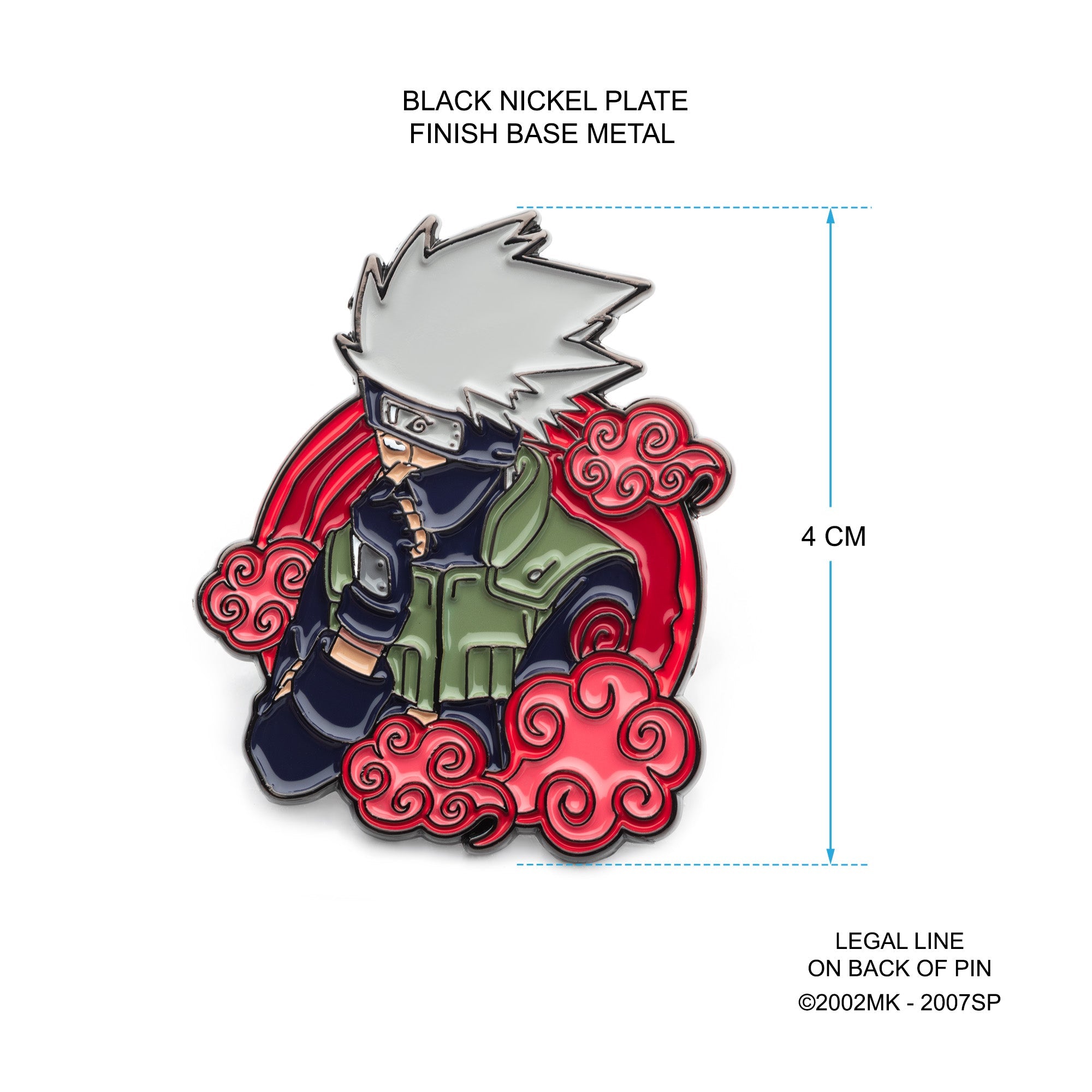 Naruto Kakashi Hatake Enamel Pin - Jewelry Brands Shop