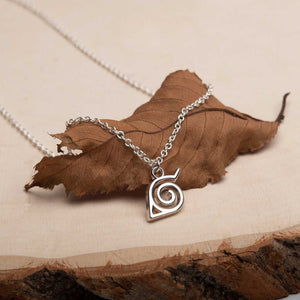 Naruto Leaf Necklace & Earring Set - Jewelry Brands Shop