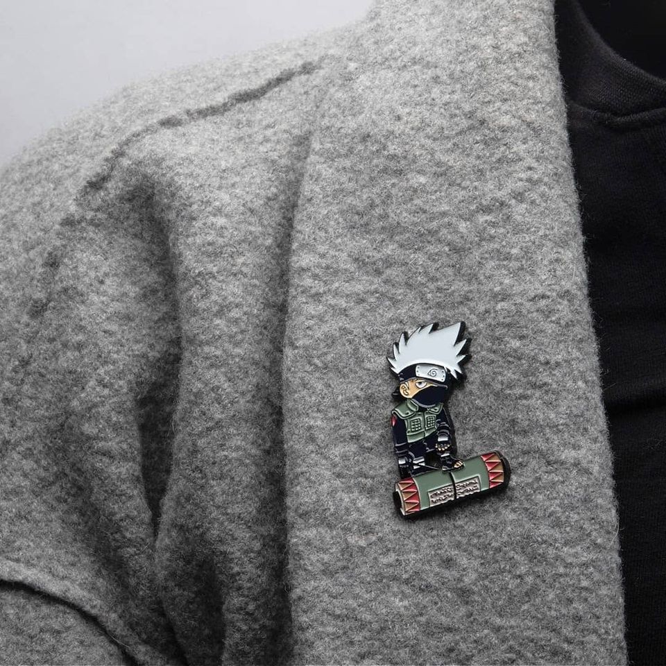 Naruto Shippuden Chibi Kakashi Lapel Pin - Jewelry Brands Shop