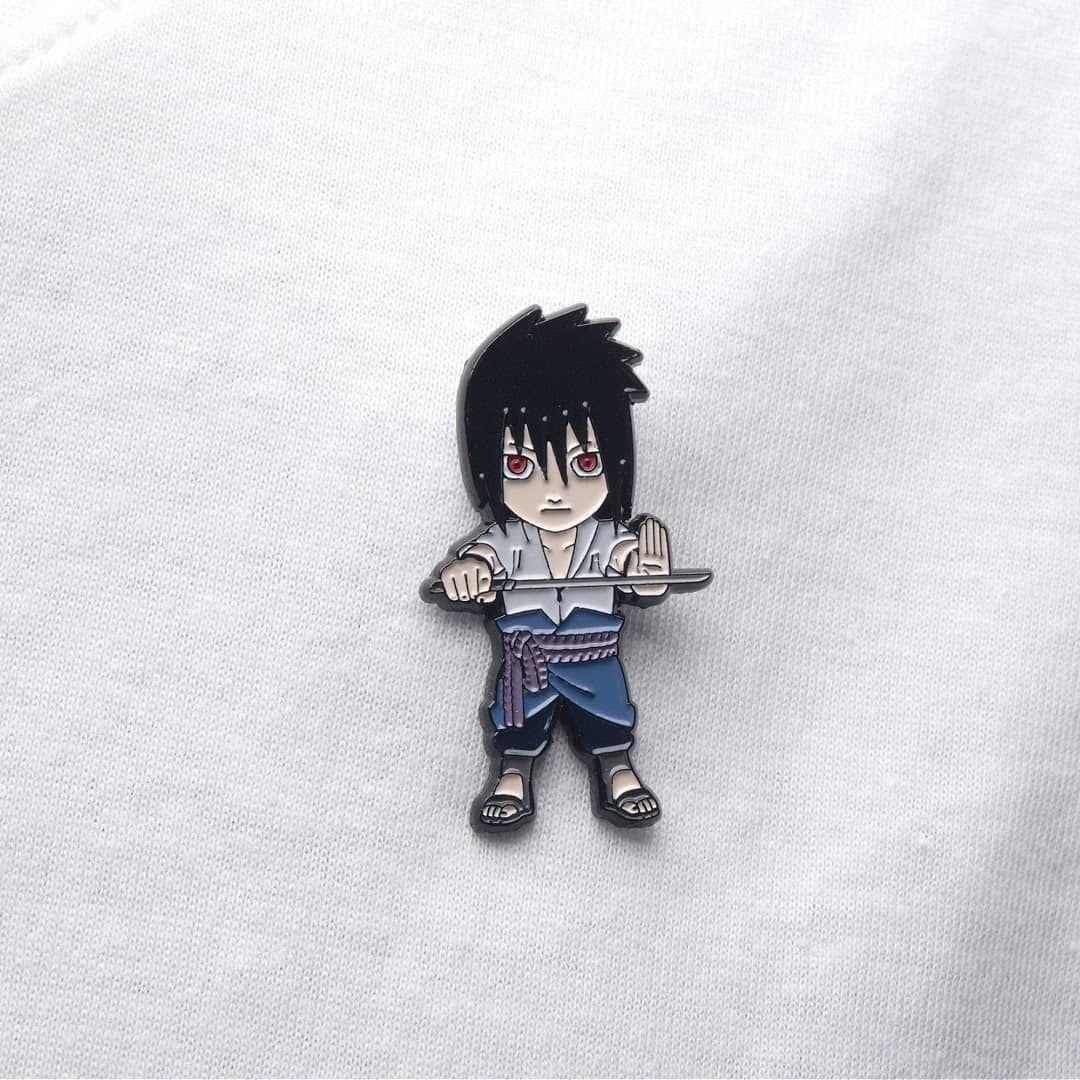 Naruto Shippuden Chibi Sasuke Lapel Pin - Jewelry Brands Shop