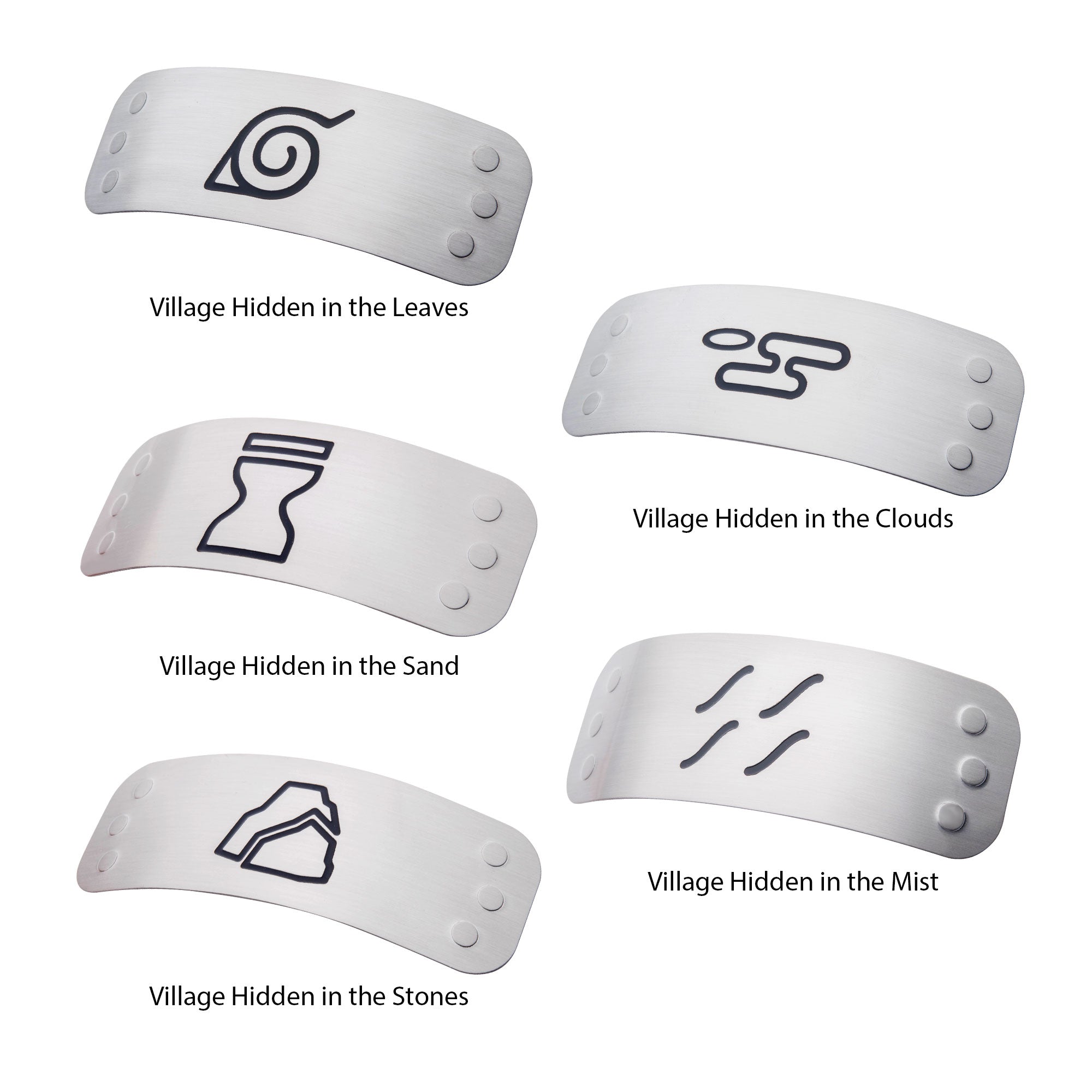 Naruto Shippuden Headband Collectors Set - Jewelry Brands Shop