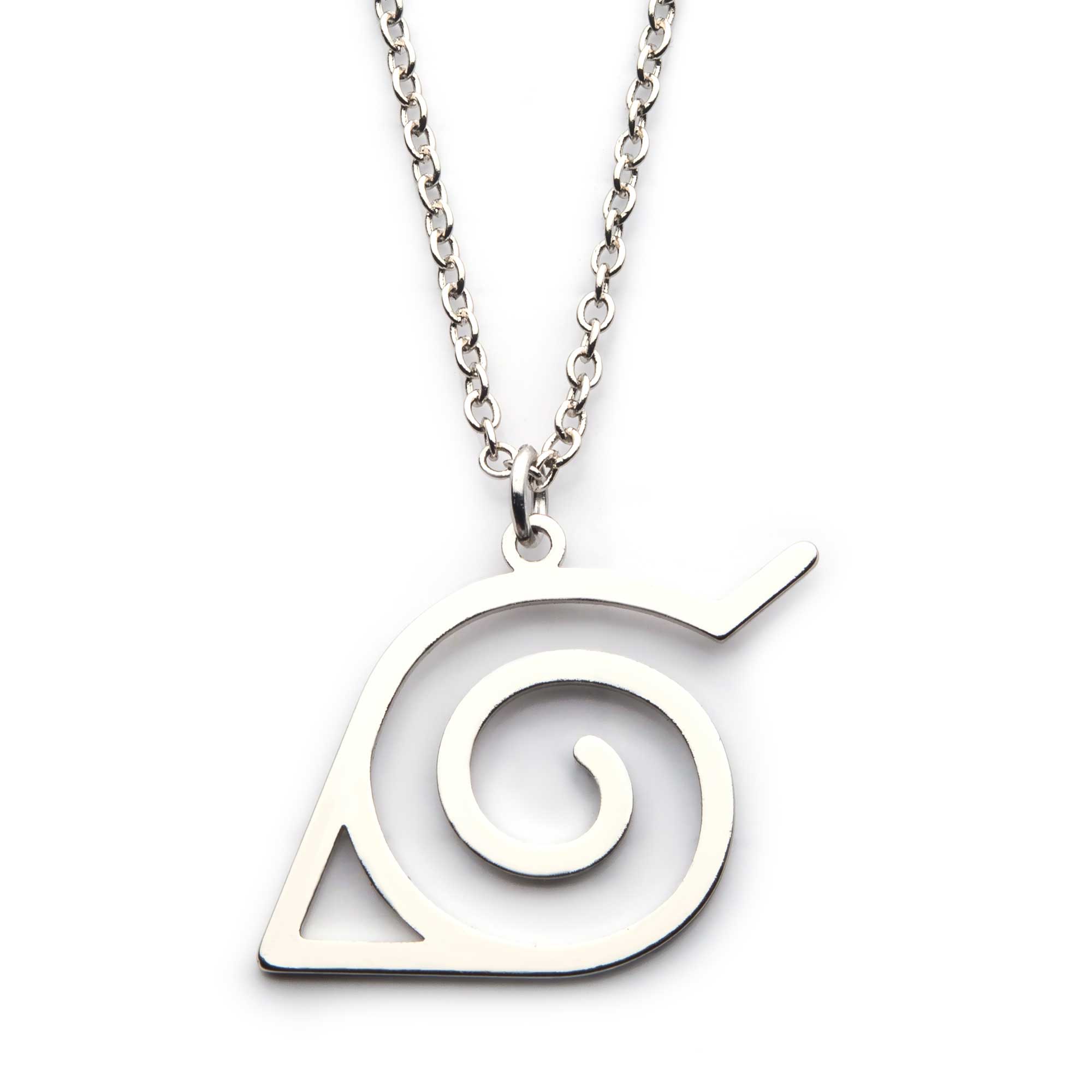 Naruto Shippuden Hidden Leaf Village Logo Pendant Necklace [COMING SOON] - Jewelry Brands Shop