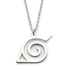 Naruto Shippuden Hidden Leaf Village Logo Pendant Necklace [COMING SOON] - Jewelry Brands Shop