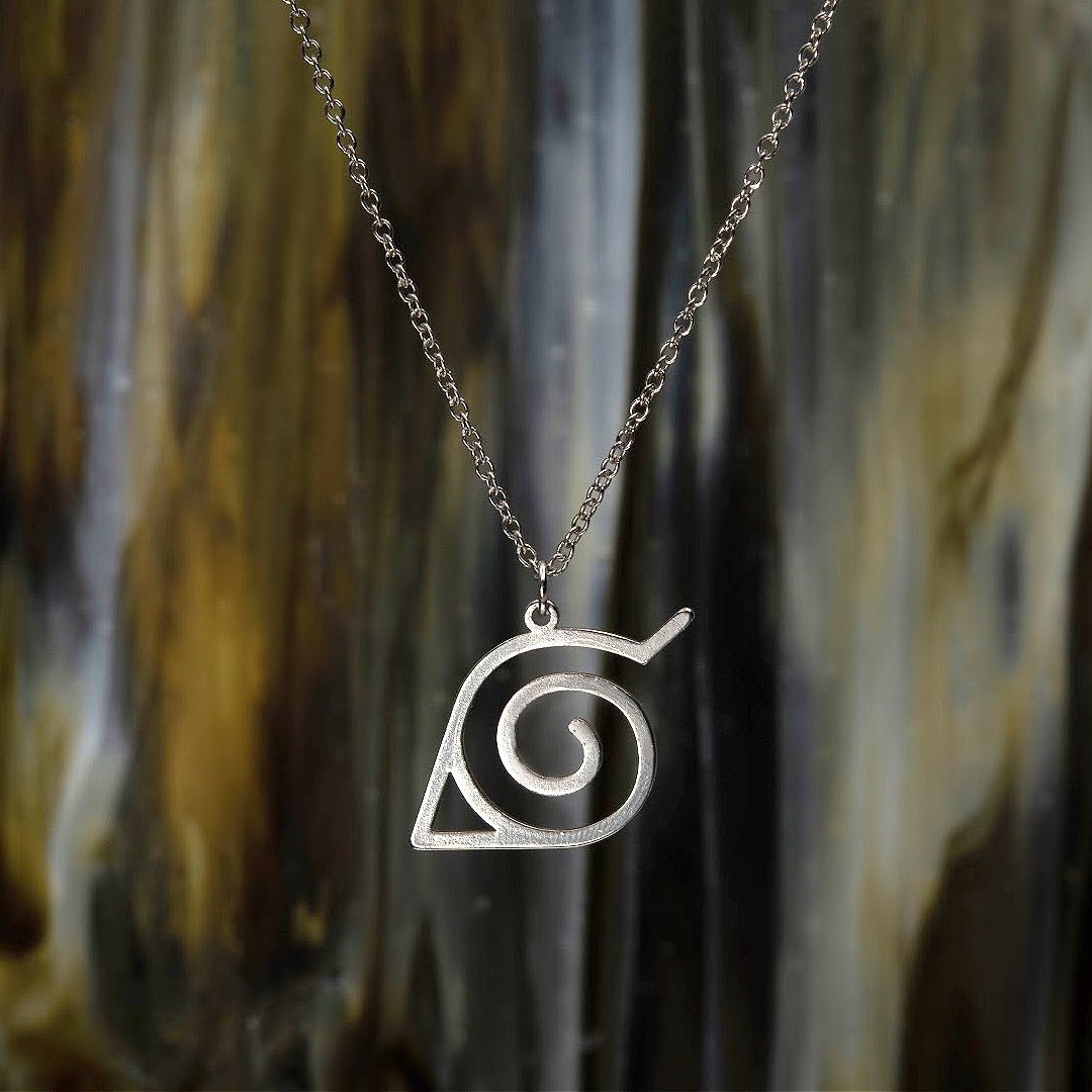 Naruto Shippuden Hidden Leaf Village Logo Pendant Necklace [COMING SOON] - Jewelry Brands Shop