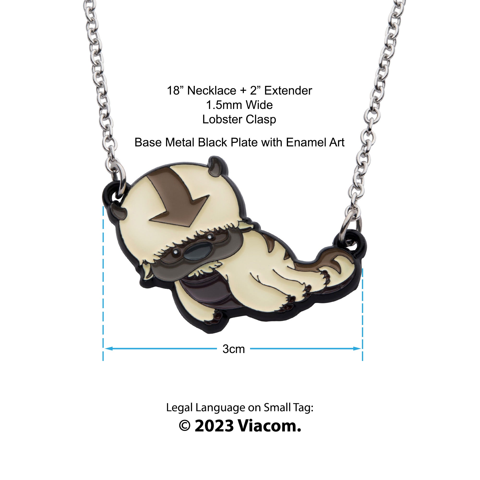 Nickleodeon Avatar: The Last Airbender Appa Necklace - Jewelry Brands Shop