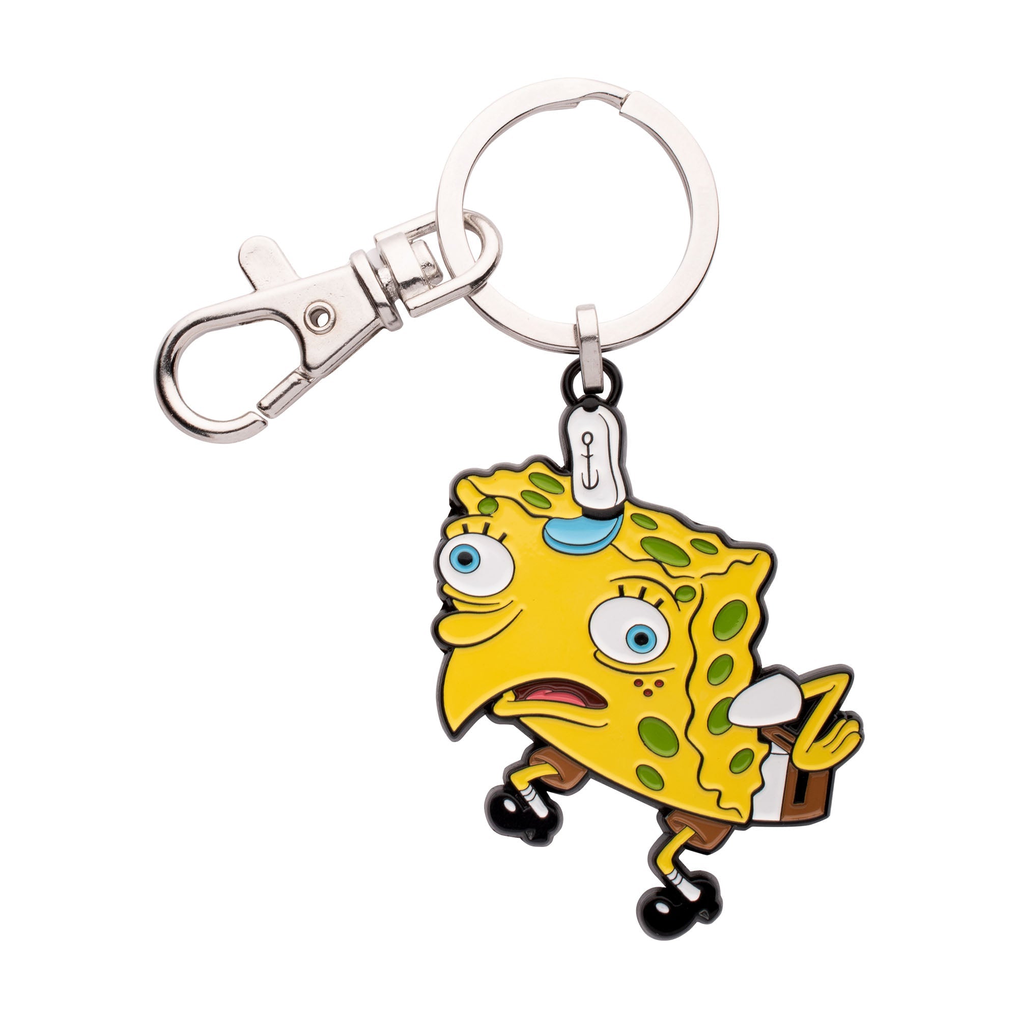 Nickelodeon Spongebob Mocking Face Keychain
