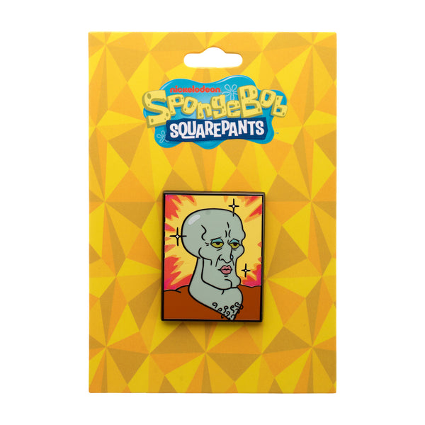 SpongeBob SquarePants Handsome Squidward Enamel Pin