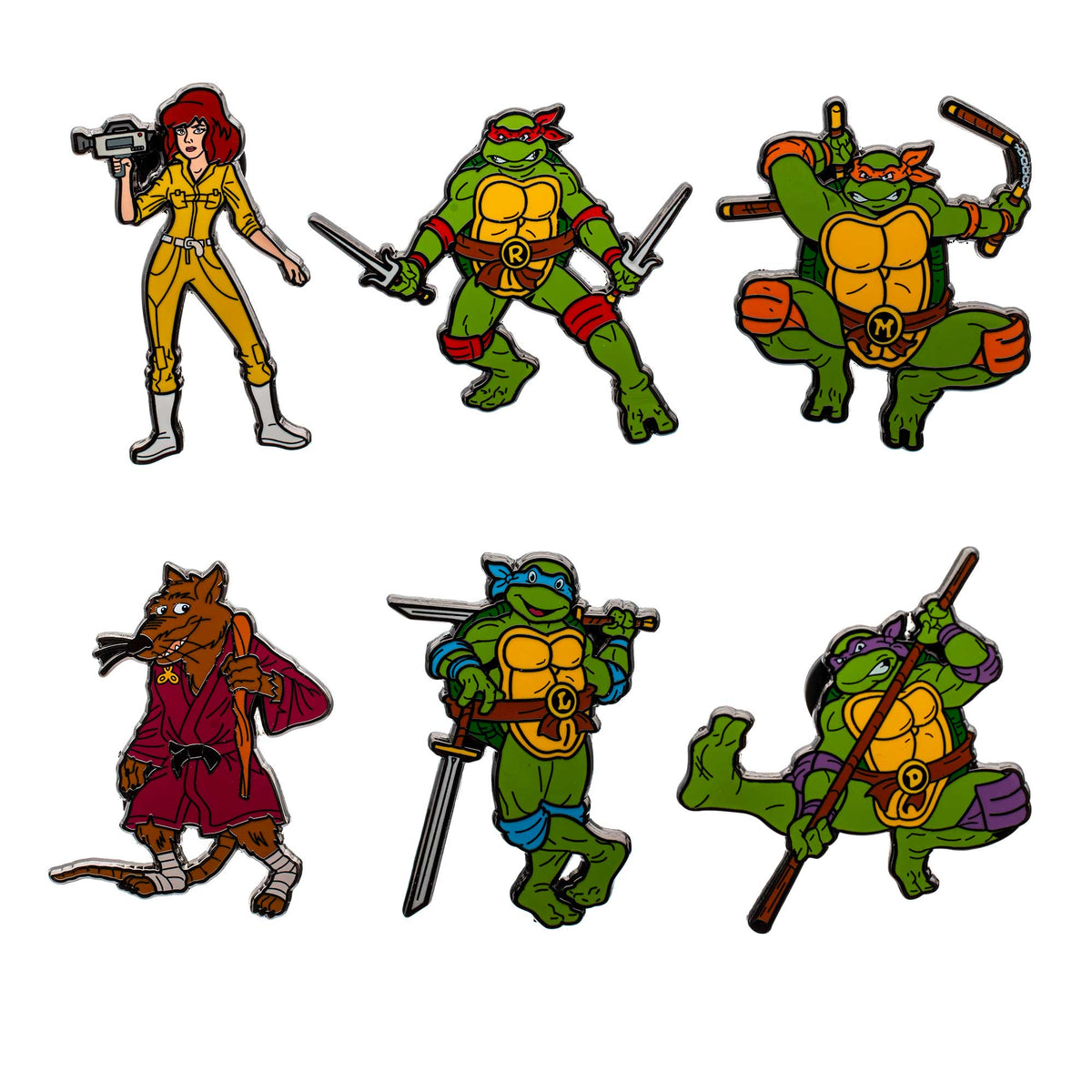 Teenage Mutant Ninja Turtles Enamel Pin Set