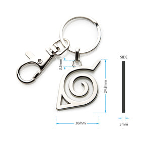 Naruto Leaf Village Logo Keychain