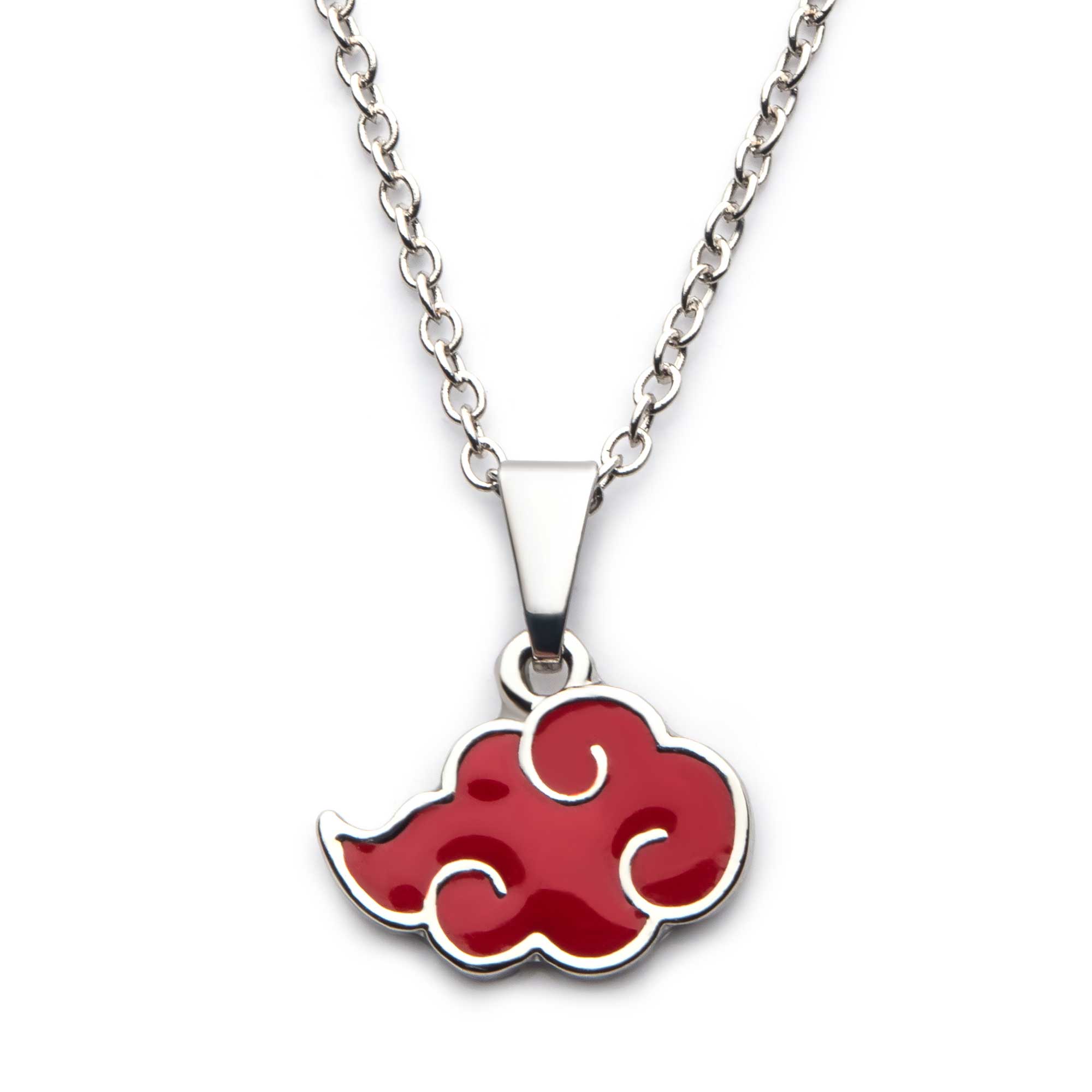 Naruto Shippuden Akatsuki Cloud Symbol Pendant Necklace