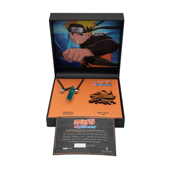 Naruto Tsunades Necklace and Pin Set