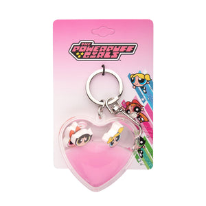 Power Puff Girls Charms & Glitter Shaker Keychain - Jewelry Brands Shop