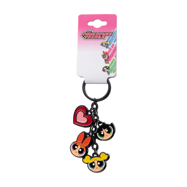 The Powerpuff Girls Multi Charm Keychain