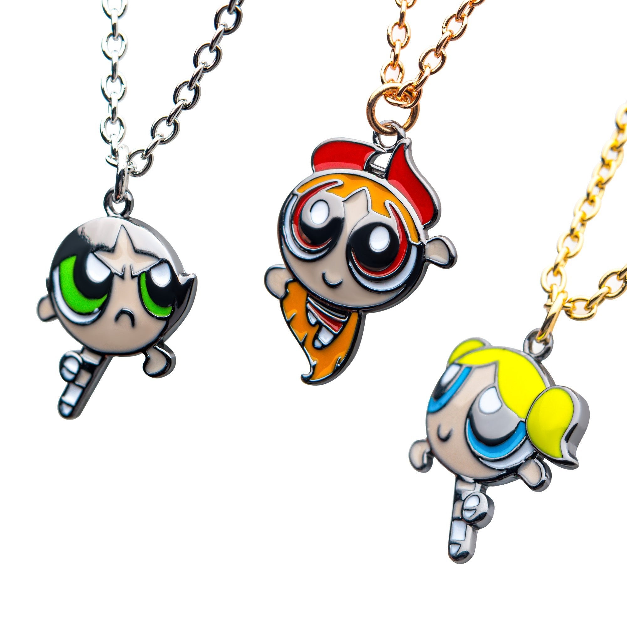 Powerpuff Girls Besties 3 - pcs in a pack Necklaces - Jewelry Brands Shop