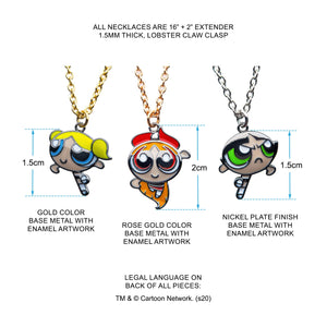 Powerpuff Girls Besties 3 - pcs in a pack Necklaces - Jewelry Brands Shop